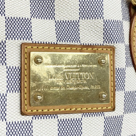 LOUIS VUITTON White Damier Tote Bag - Picture 12 of 13